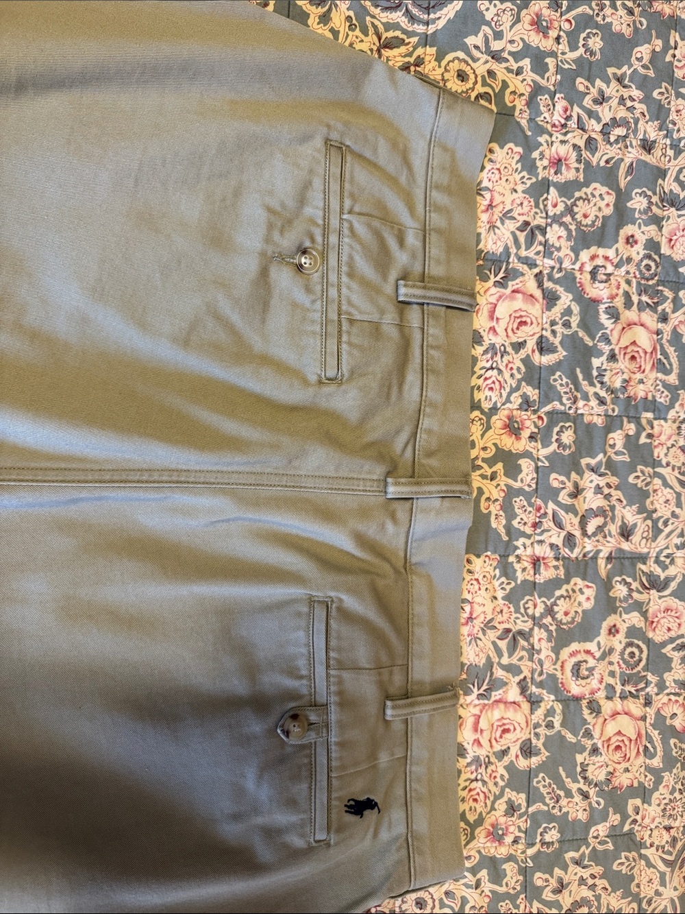 Polo by Ralph Lauren Khaki Men’s Cotton Chinos/38 x 30/EXCELLENT CONDITION! - Picture 8 of 9